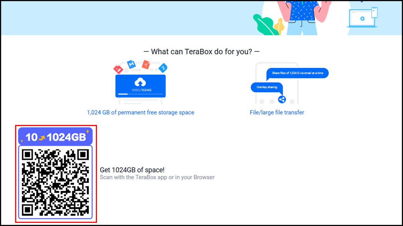 Cách dùng Terabox lưu trữ với 1TB miễn phí