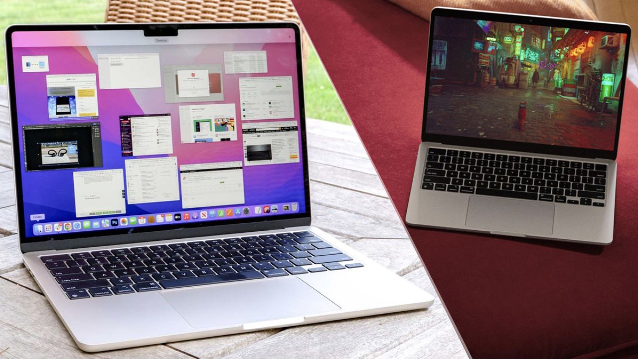 Về mặt lý thuyết, MacBook Air M3 và MacBook Air M2 đều có thể hoạt động trong 18 tiếng. Nguồn: Tom Về mặt lý thuyết, MacBook Air M3 và MacBook Air M2 đều có thể hoạt động trong 18 tiếng. Nguồn: Tom