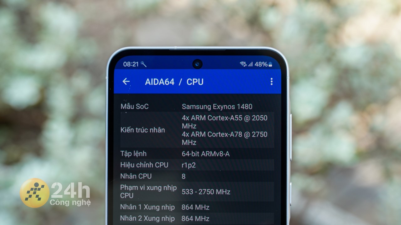 Galaxy A55 5G được trang bị chip Exynos 1480