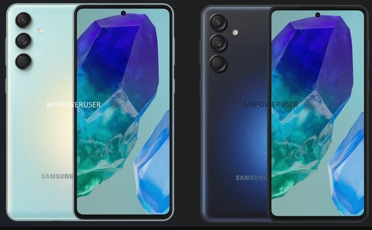 Hình ảnh render bị rò rỉ của Galaxy M55 5G Hình ảnh render bị rò rỉ của Galaxy M55 5G