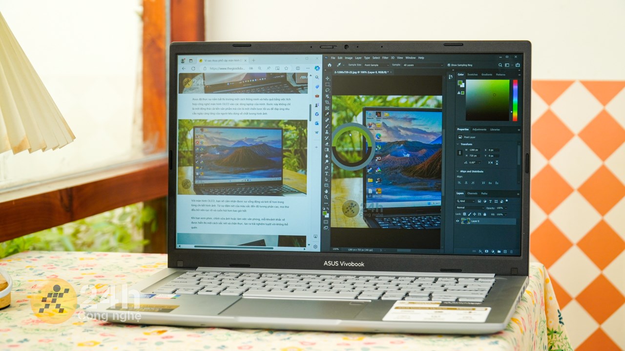 ASUS Vivobook X1404ZA bản Intel Core i5 thế hệ 12 còn đáp ứng tốt nhu cầu đa nhiệm của người dùng với mức RAM 16 GB. ASUS Vivobook X1404ZA bản Intel Core i5 thế hệ 12 còn đáp ứng tốt nhu cầu đa nhiệm của người dùng với mức RAM 16 GB.