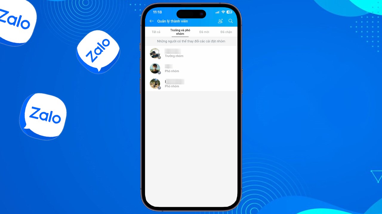 Hướng dẫn cách thêm phó nhóm trên Zalo Hướng dẫn cách thêm phó nhóm trên Zalo