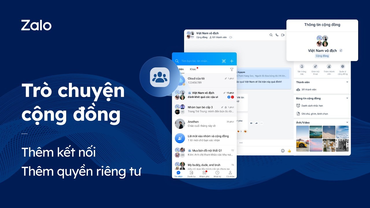 Cách sử dụng trò chuyện cộng đồng trên Zalo Cách sử dụng trò chuyện cộng đồng trên Zalo