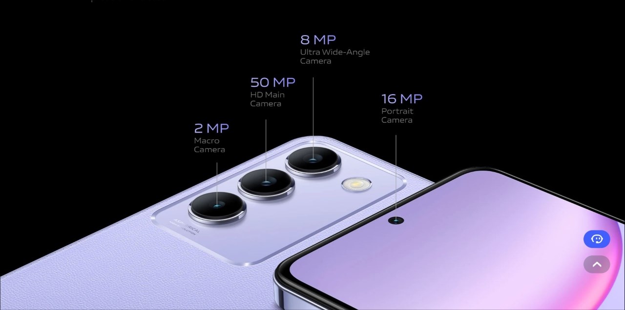 Hệ thống camera của Vivo V40 SE khá ấn tượng