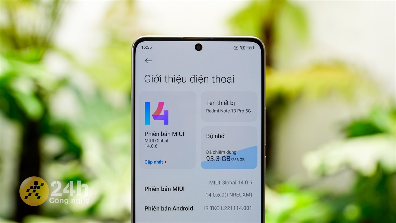 Redmi Note 13 Pro 5G trước khi cập nhật thì máy đang ở MIUI Global 14.0.6. Redmi Note 13 Pro 5G trước khi cập nhật thì máy đang ở MIUI Global 14.0.6.