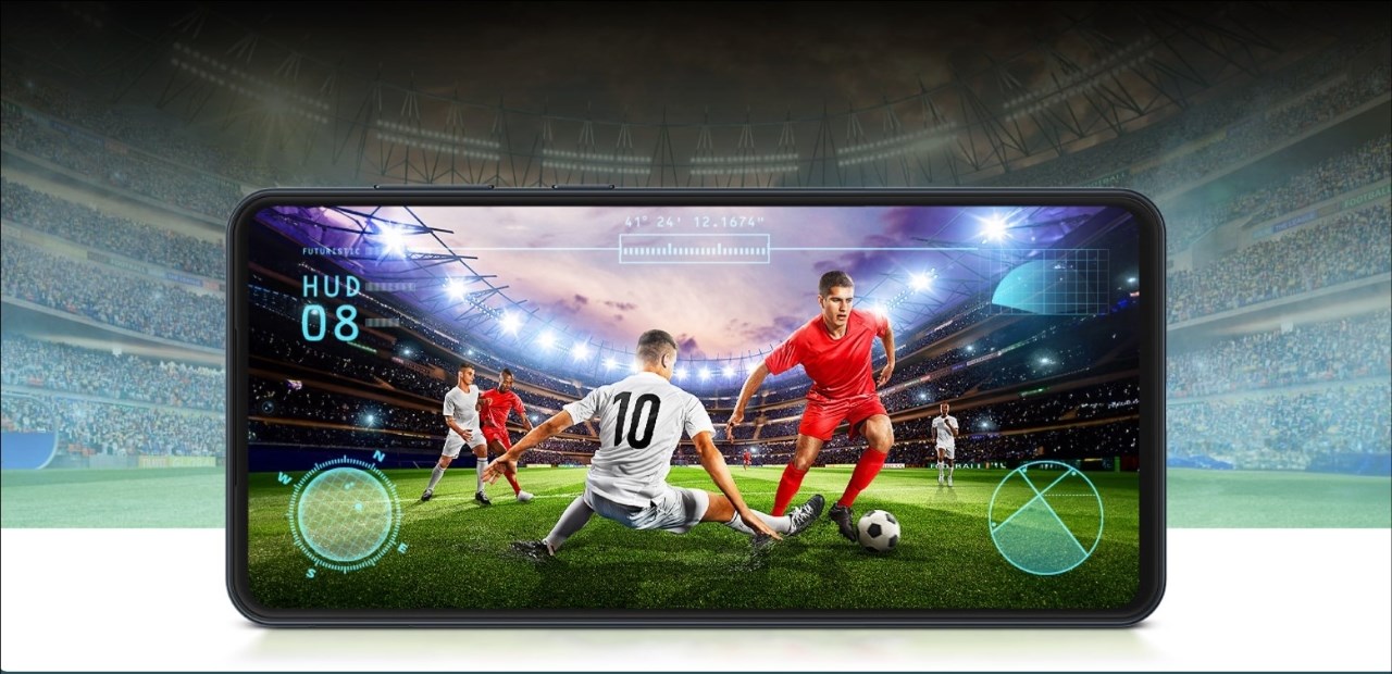M55 có màn hình to với công nghệ AMOLED cho màu sắc chân thực, sống động M55 có màn hình to với công nghệ AMOLED cho màu sắc chân thực, sống động