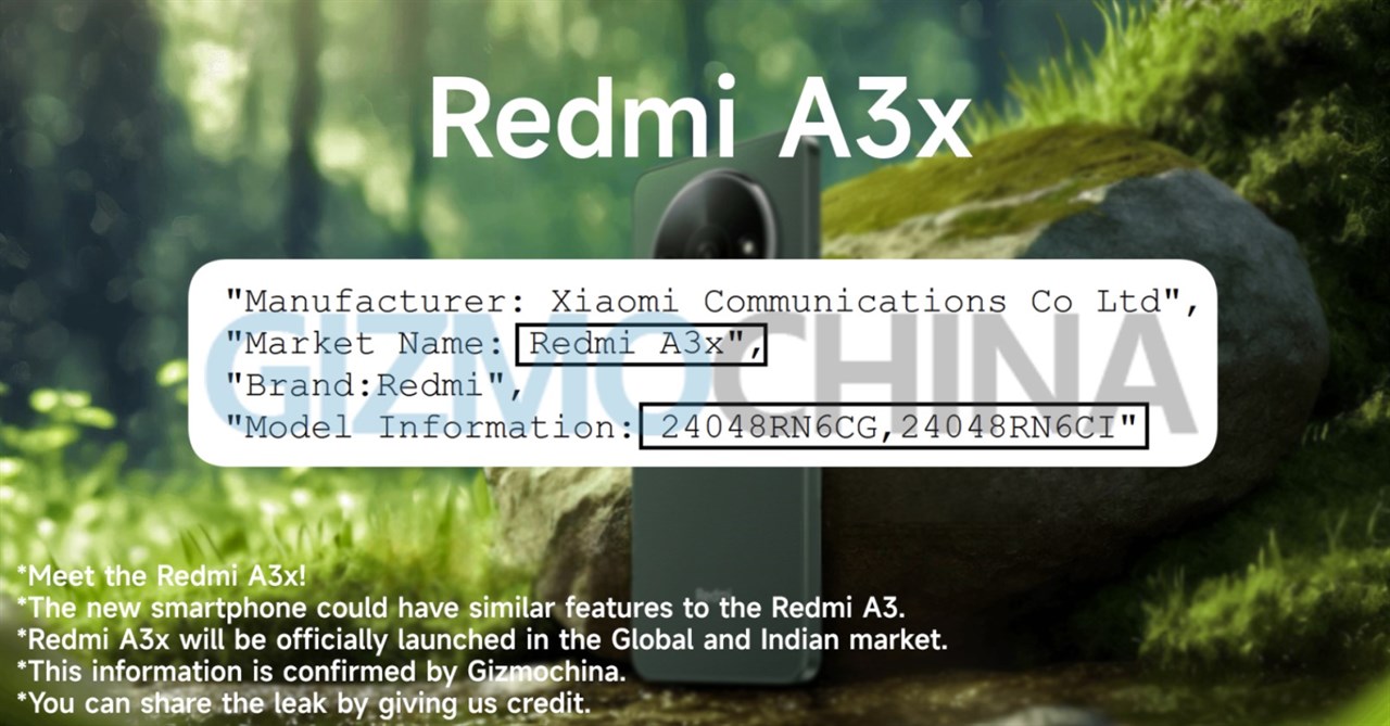 Redmi A3x bị rò rỉ số model xác nhận thời gian ra mắt