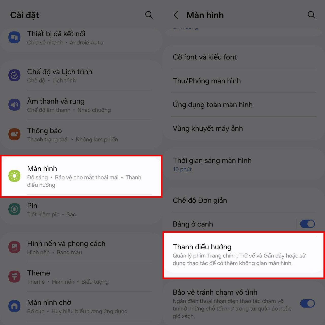 Cách kích hoạt cử chỉ điều hướng trên Galaxy A55 Cách kích hoạt cử chỉ điều hướng trên Galaxy A55