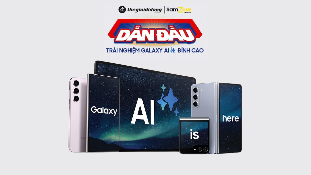 Sự kiện Dẫn Đầu - Trải nghiệm Galaxy AI Đỉnh cao