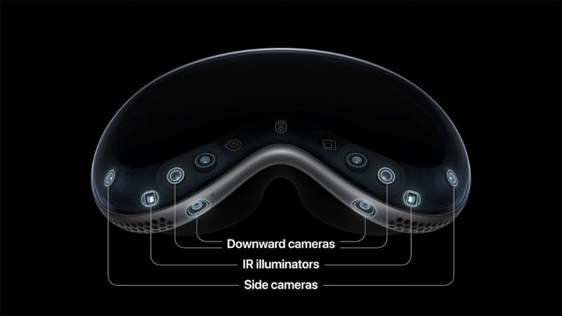 Tổng thể thiết kế của Apple Vision Pro Tổng thể thiết kế của Apple Vision Pro