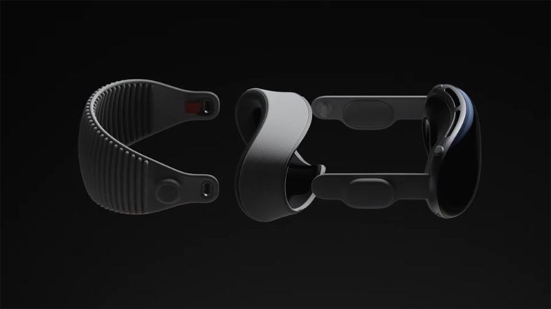 Thiết kế vải đeo đầu của Apple Vision Pro Thiết kế vải đeo đầu của Apple Vision Pro
