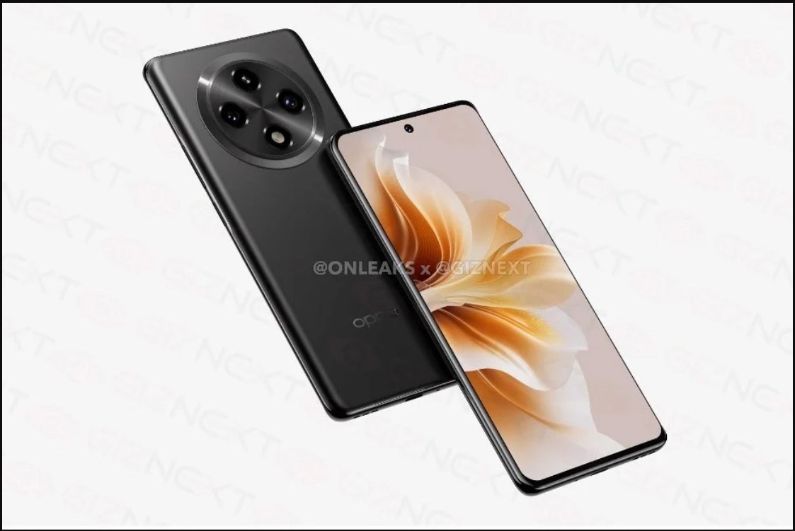 Hình ảnh render bị rò rỉ được cho là của OPPO A3 Pro 5G