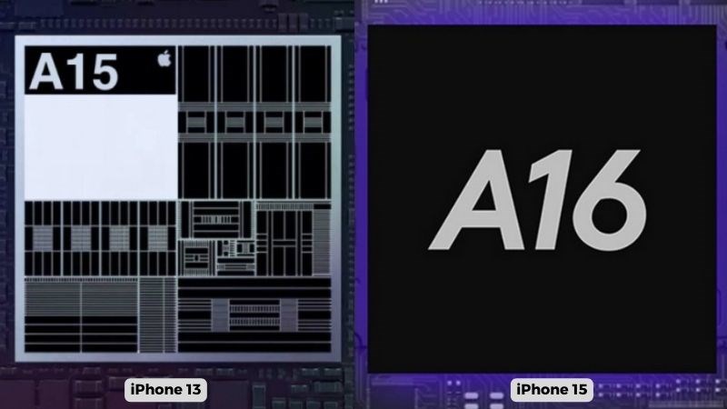 iPhone 15 sở hữu chip A15 Bionic còn iPhone 13 là chip A15 Bionic iPhone 15 sở hữu chip A15 Bionic còn iPhone 13 là chip A15 Bionic