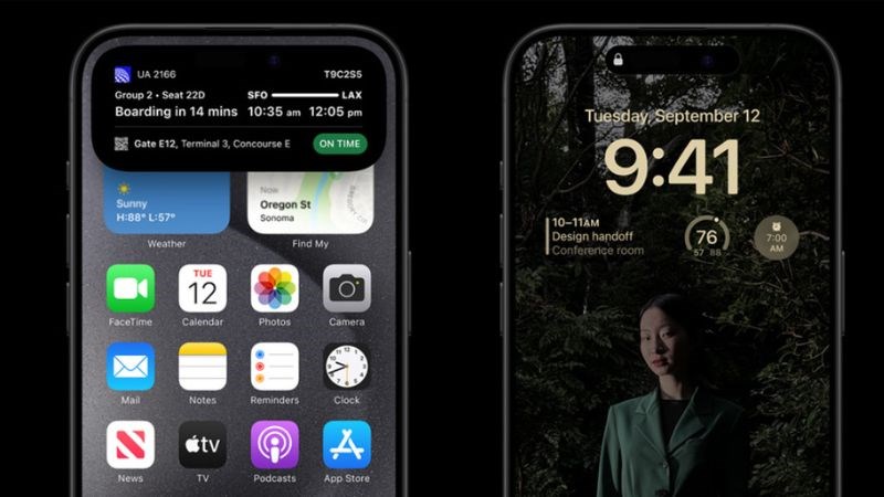 iPhone 15 Pro Max được trang bị notch dạng Dynamic Island