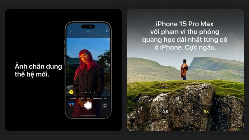 iPhone 15 Pro Max mang đến trải nghiệm camera tốt hơn