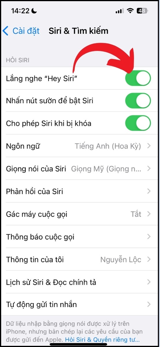 Bật Lắng nghe 