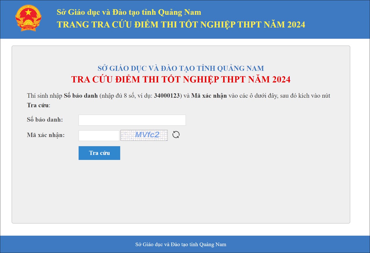 Cách tra cứu điểm thi tốt nghiệp THPT 2024