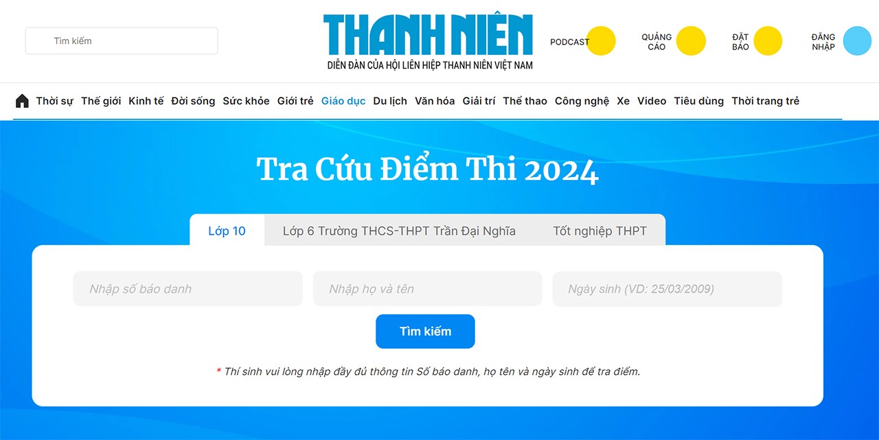 Khi nào có điểm thi THPT 2024