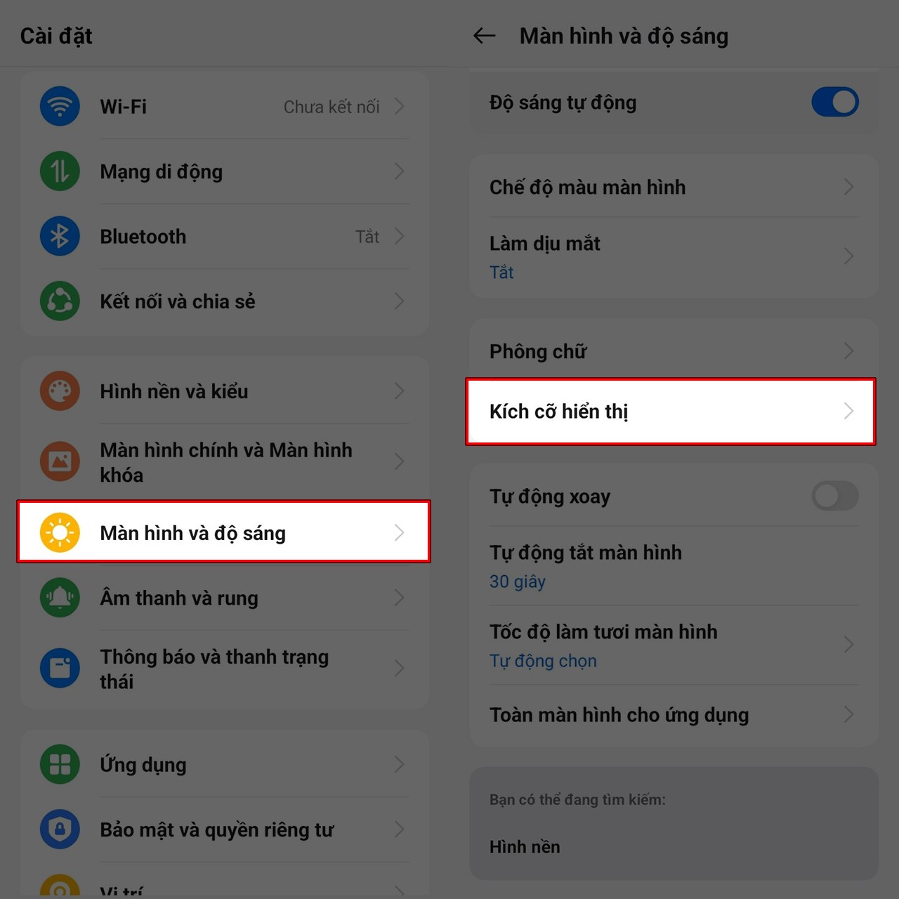 Cách chỉnh kích cỡ chữ trên OPPO A60