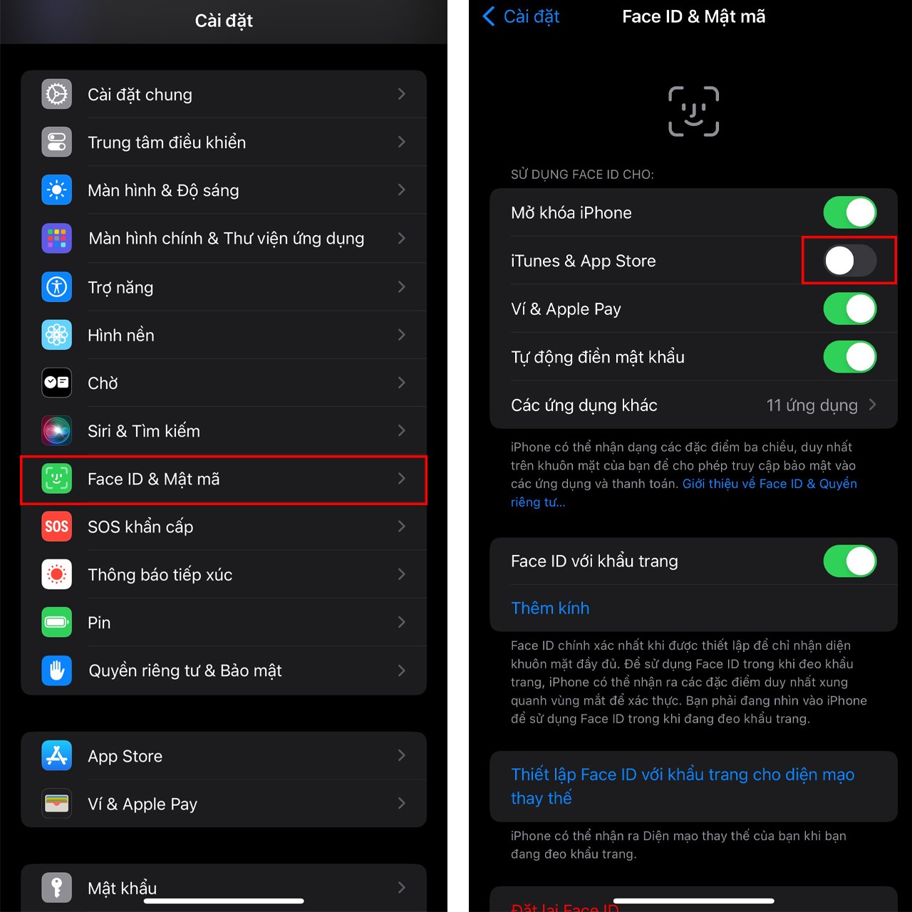 Cách tắt mật khẩu khi tải ứng dụng trên iPhone Cách tắt mật khẩu khi tải ứng dụng trên iPhone