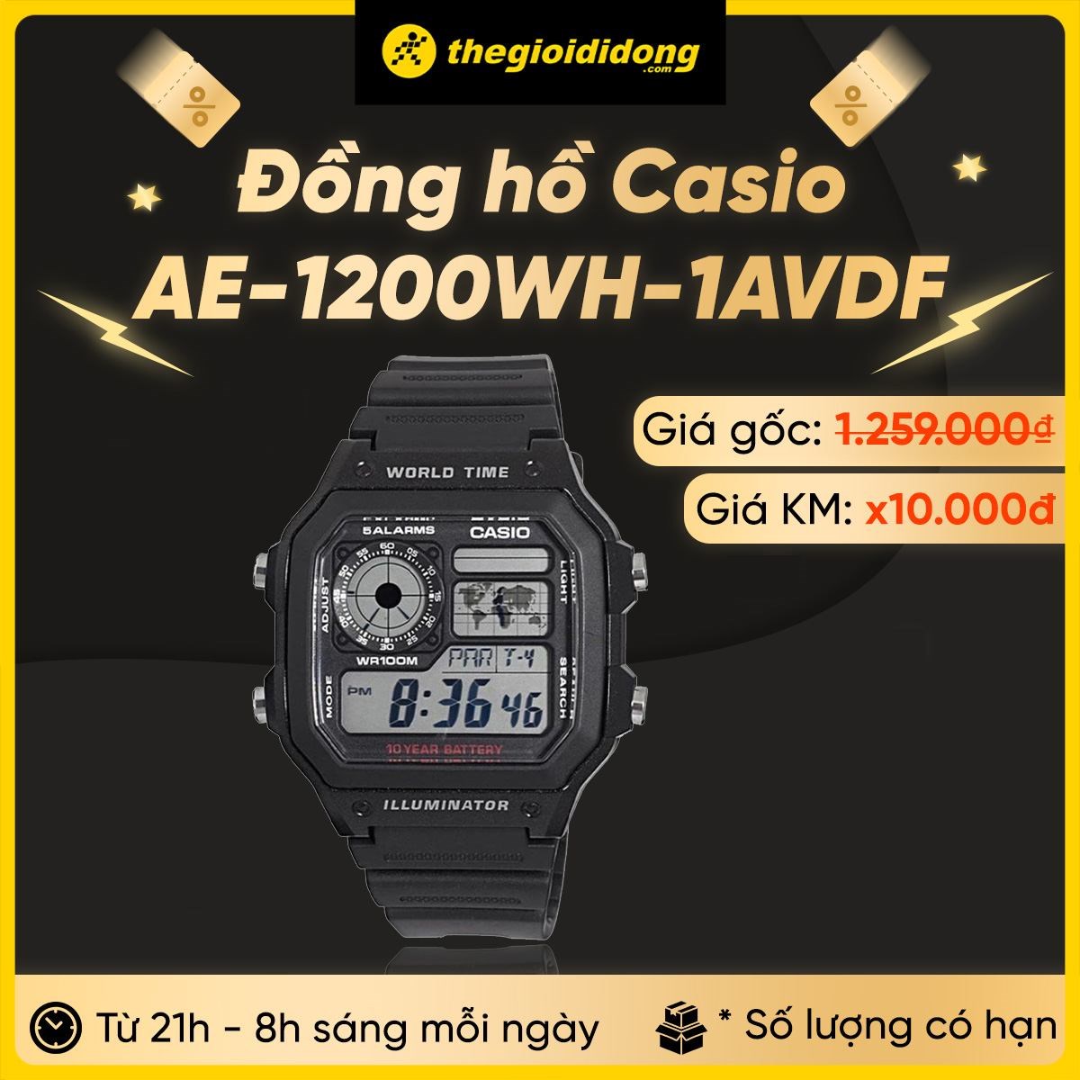 Flash sale nửa đêm, săn đồng hồ hiệu giá cực êm, giảm đến 70%++