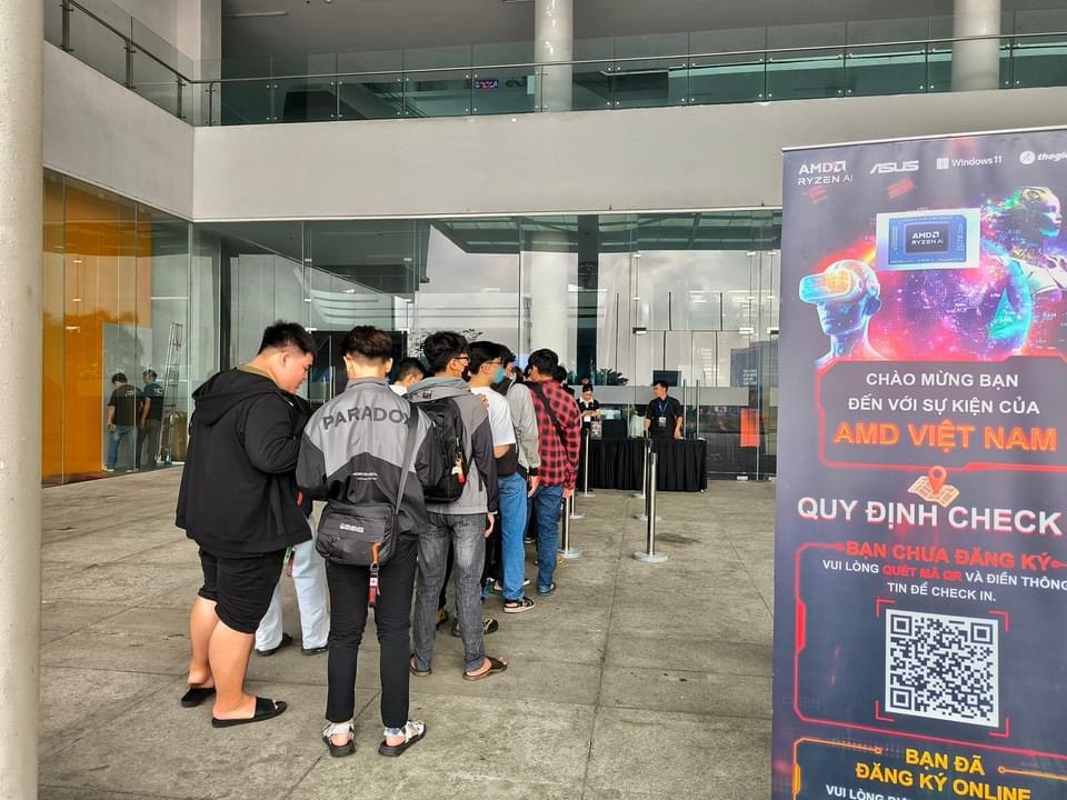 Duy nhất 18/05: Vệ sinh laptop miễn phí, quay số may mắn nhận quà khủng, tham gia ngay chuỗi hoạt động AMD Ryzen AI hấp dẫnd Duy nhất 18/05: Vệ sinh laptop miễn phí, quay số may mắn nhận quà khủng, tham gia ngay chuỗi hoạt động AMD Ryzen AI hấp dẫn