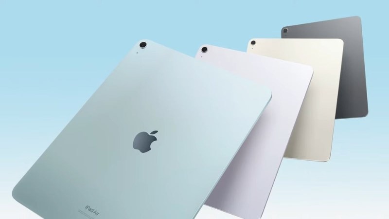 Bảng màu iPad Air 6 2024