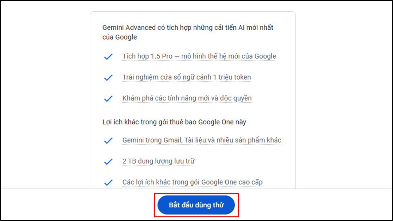 Cách sử dụng Gemini Advanced miễn phí Cách sử dụng Gemini Advanced miễn phí