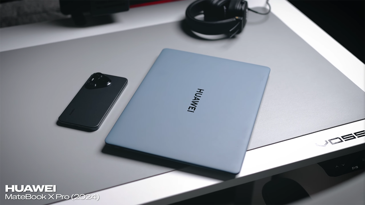 Huawei MateBook X Pro 2024 hoàn thiện rất sang trọng theo thiên hướng tối giản. Nguồn: Lim Review.