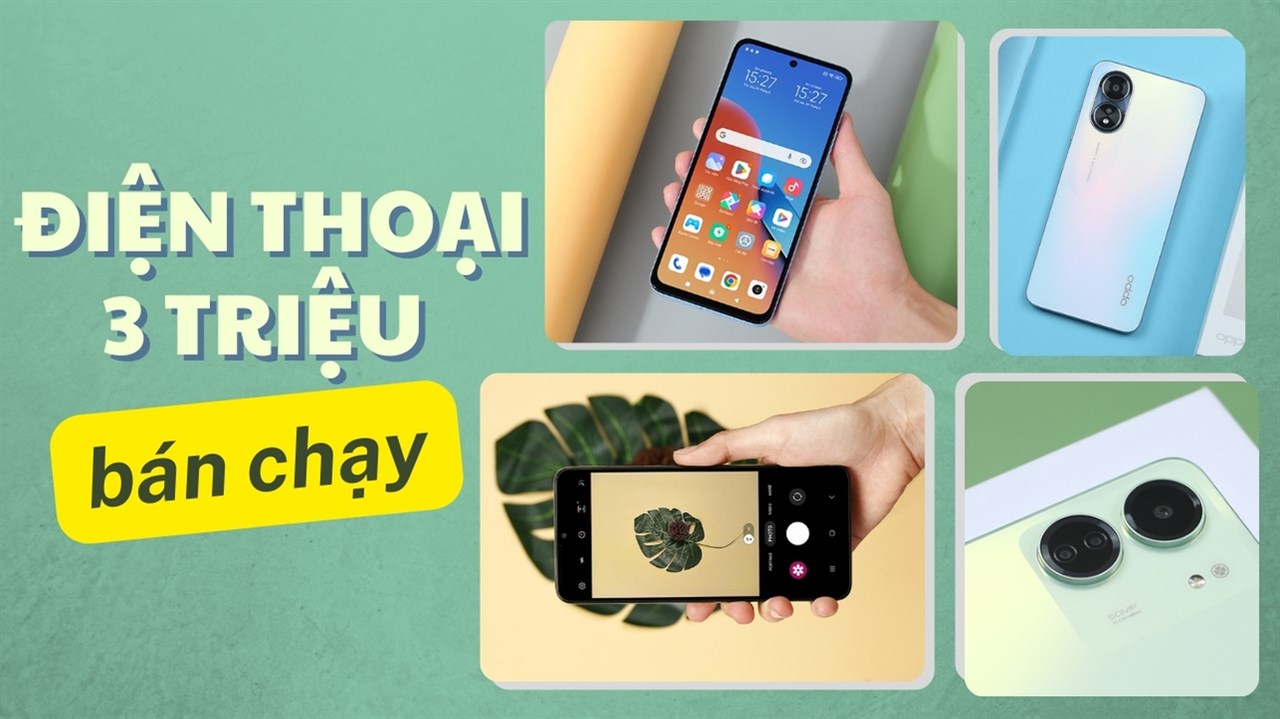 TOP 4 chiếc smartphone tầm giá 3 triệu bán chạy nhất tháng 4/2024 tại Thế Giới Di Động TOP 4 chiếc smartphone tầm giá 3 triệu bán chạy nhất tháng 4/2024 tại Thế Giới Di Động