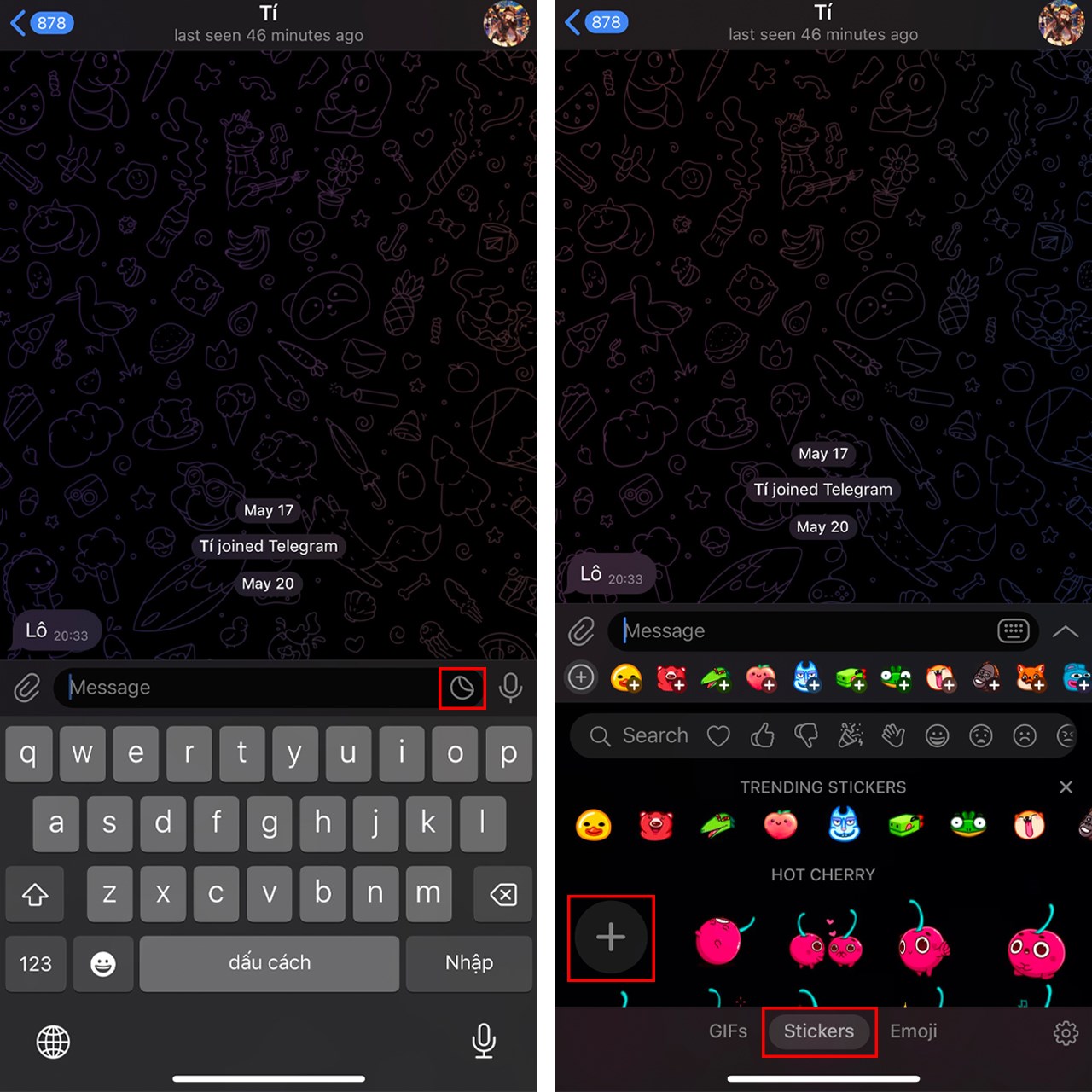 Cách tạo sticker trên Telegram Cách tạo sticker trên Telegram