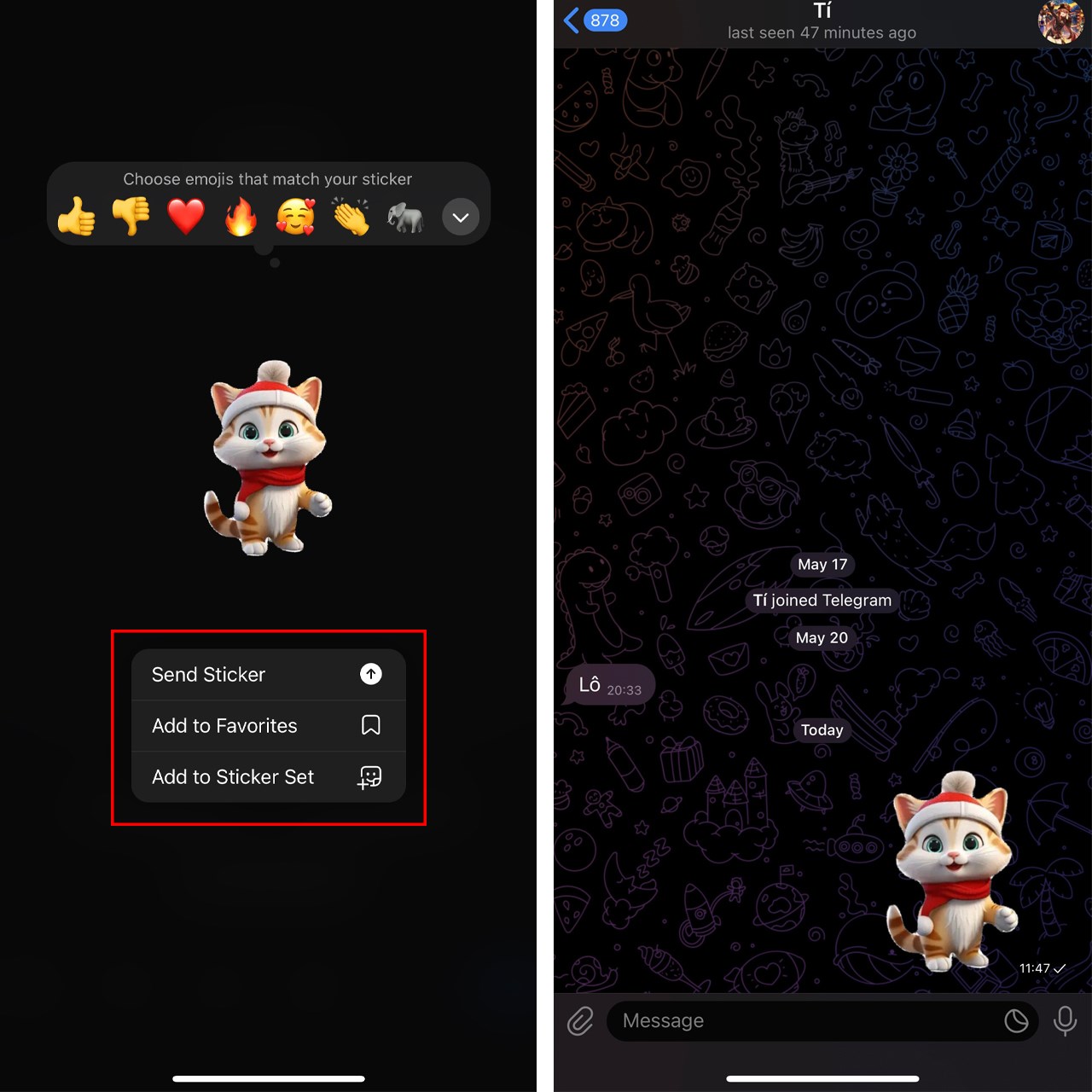 Cách tạo sticker trên Telegram Cách tạo sticker trên Telegram