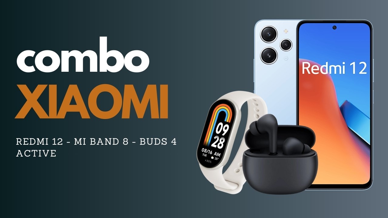 Combo Xiaomi cực tiết kiệm với Redmi 12 cùng Mi Band 8, tai nghe Buds 4 Active Combo Xiaomi cực tiết kiệm với Redmi 12 cùng Mi Band 8, tai nghe Buds 4 Active