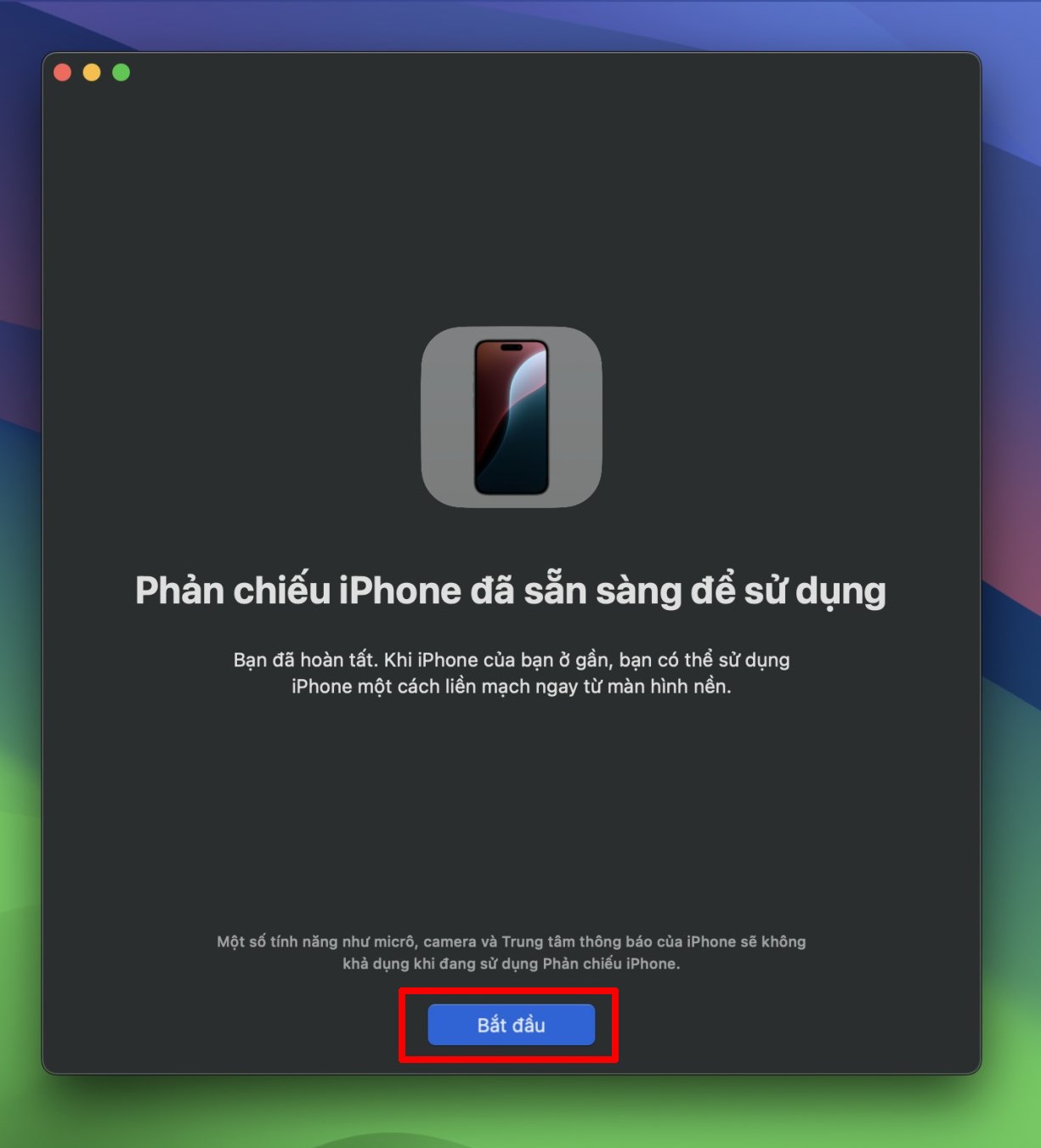 Cách phản chiếu màn hình iPhone lên MacBook Cách phản chiếu màn hình iPhone lên MacBook