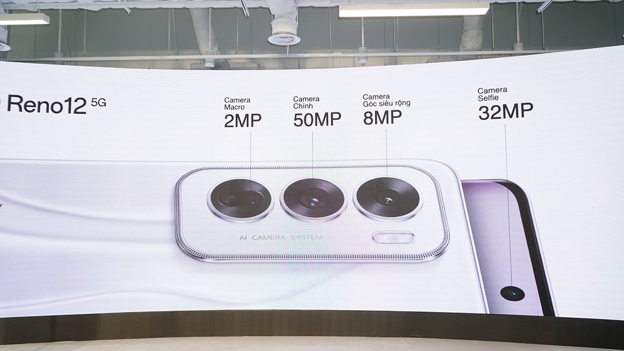 Hệ thống camera đầy mạnh mẽ trên OPPO Reno12