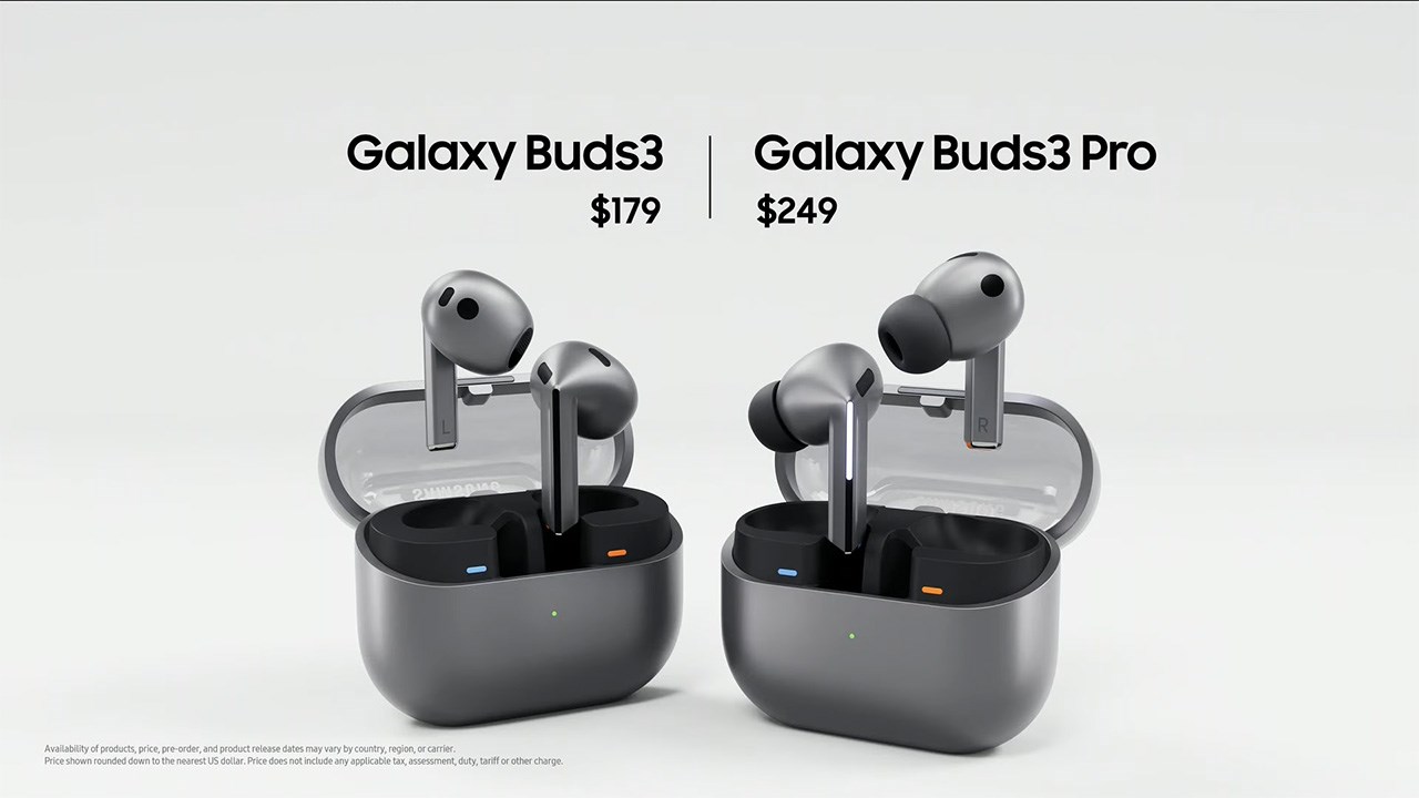 Giá bán chính thức của Galaxy Buds3 và Galaxy Buds3 Pro