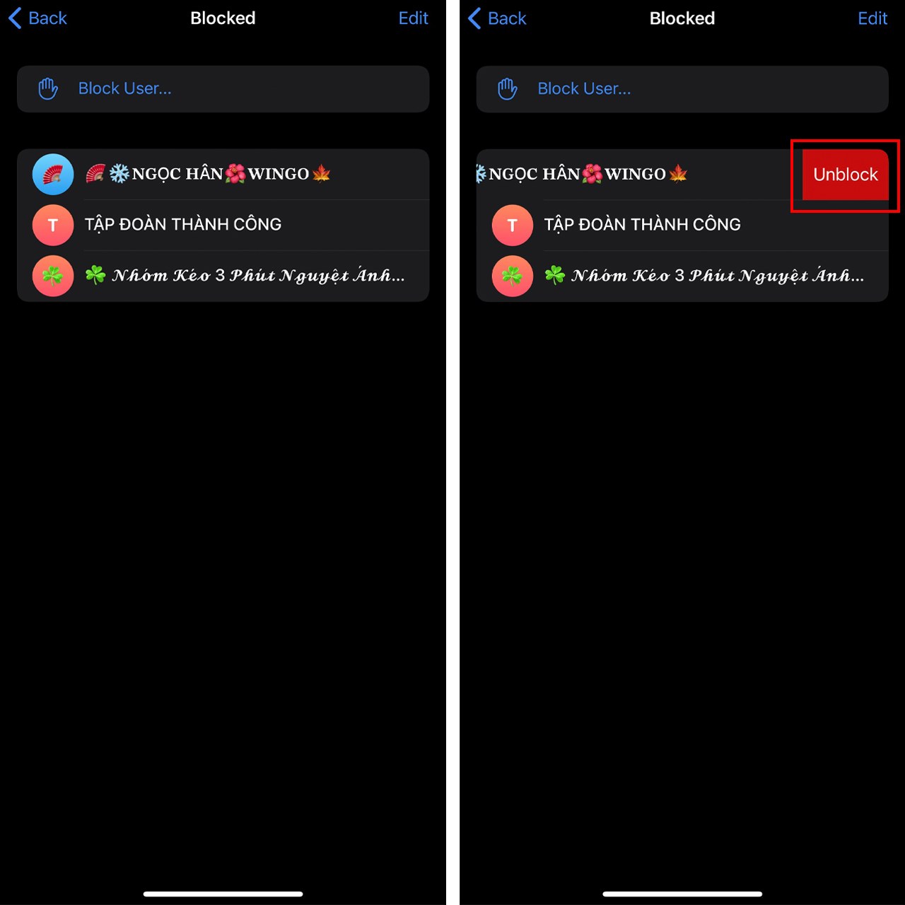 Cách mở chặn Telegram Cách mở chặn Telegram