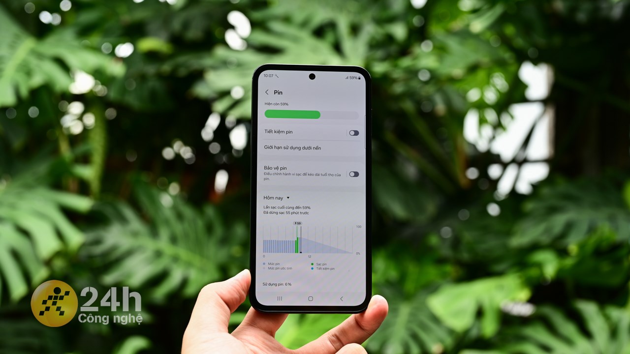 Galaxy M35 5G được trang bị viên pin đến 6.000 mAh.