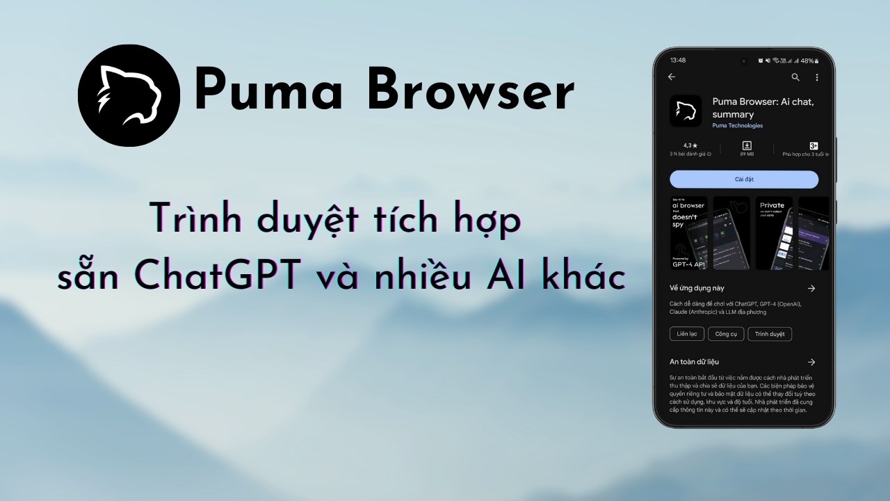 Cách sử dụng trình duyệt Puma Browser