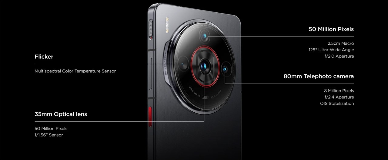 Thông số camera trên Nubia Z60S Pro Thông số camera trên Nubia Z60S Pro