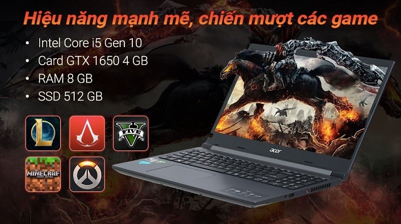 Đa nhiệm mượt mà với RAM 8 GB cùng SSD 512 GB Đa nhiệm mượt mà với RAM 8 GB cùng SSD 512 GB