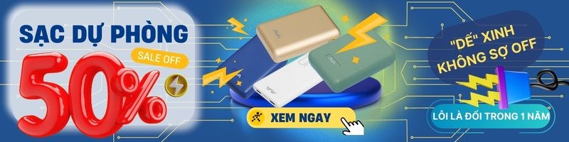 Sale OFF 50% sạc dự phòng - Sale OFF 50% sạc dự phòng -