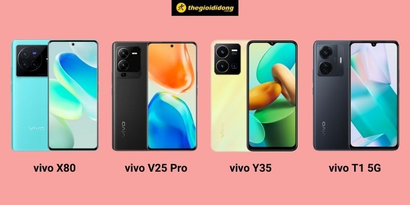 Một số mẫu điện thoại Vivo Một số mẫu điện thoại Vivo
