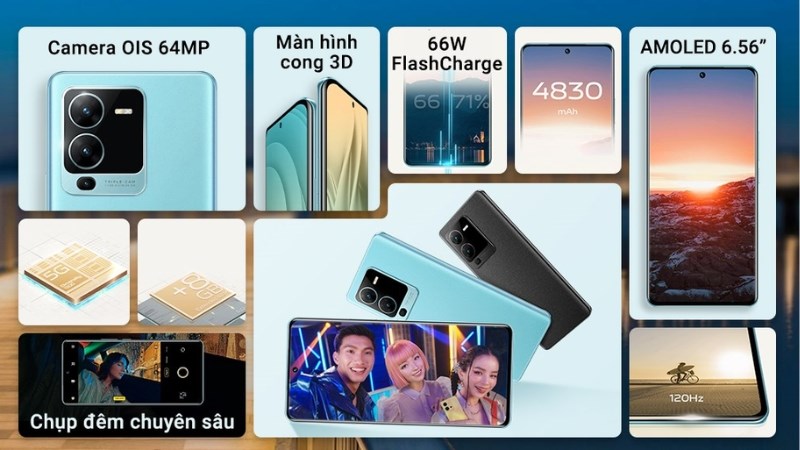 Cấu hình của vivo V25 Pro 5G mạnh mẽ với giá cạnh tranh Cấu hình của vivo V25 Pro 5G mạnh mẽ với giá cạnh tranh