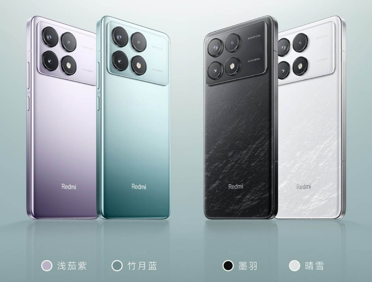 Các tuỳ chọn màu sắc của Redmi K70. Nguồn: Xiaomi. Các tuỳ chọn màu sắc của Redmi K70. Nguồn: Xiaomi.