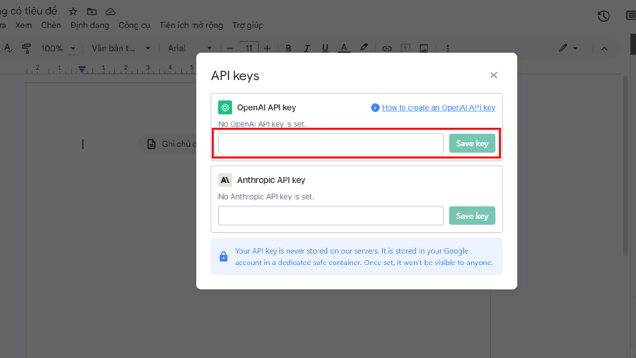 Cách tích hợp ChatGPT vào Google Docs Cách tích hợp ChatGPT vào Google Docs