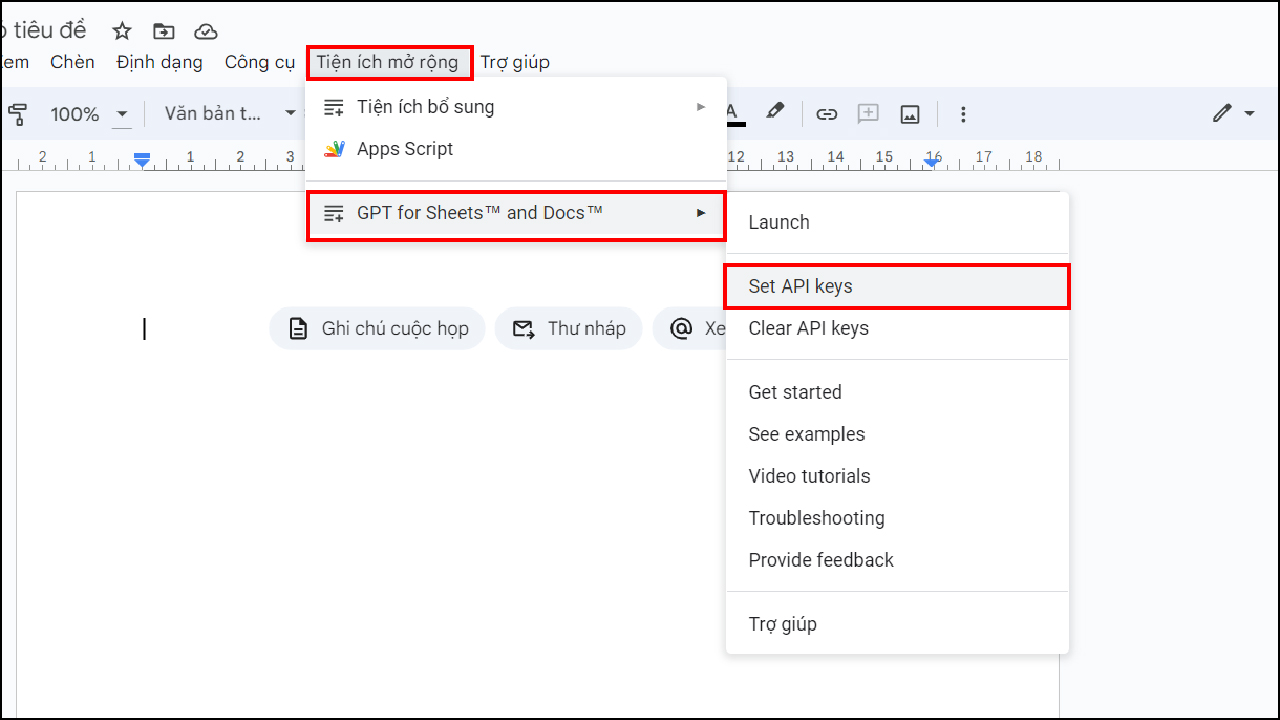 Cách tích hợp ChatGPT vào Google Docs Cách tích hợp ChatGPT vào Google Docs