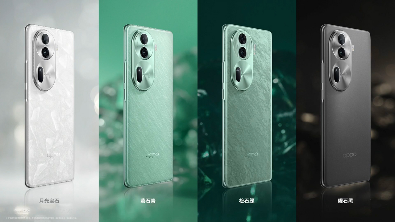 OPPO Reno11 Pro có đến 4 màu sắc cho người dùng lựa chọn.