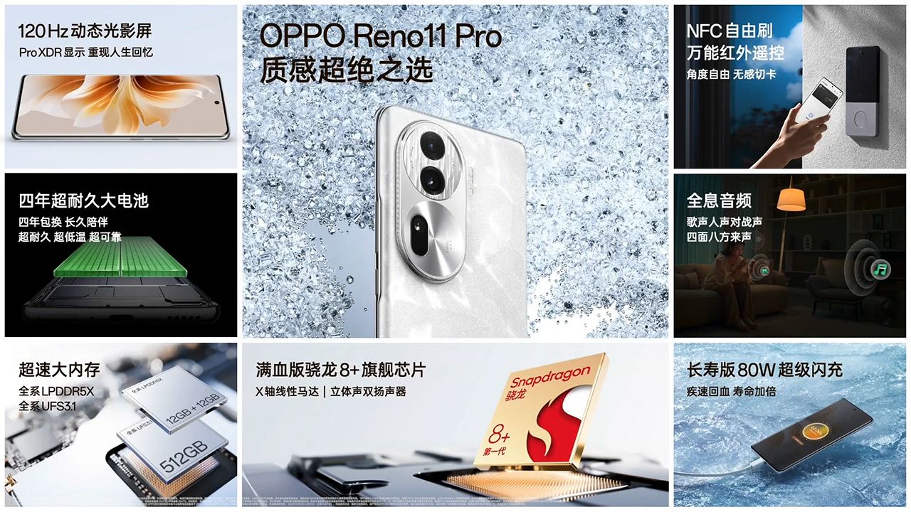 OPPO Reno11 Pro được trang bị bộ cấu hình mạnh mẽ