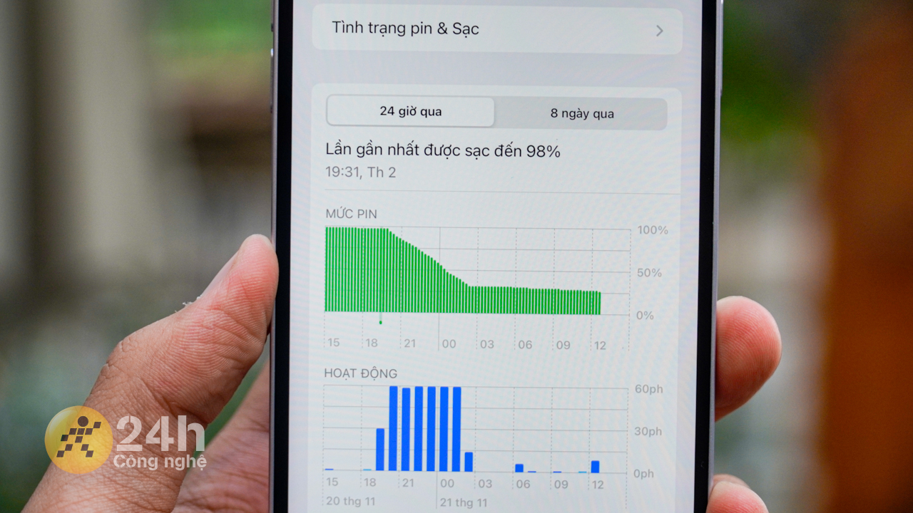 iPhone 14 Plus mang đến thời lượng sử dụng pin rất tốt dù đã trải qua 1 năm.